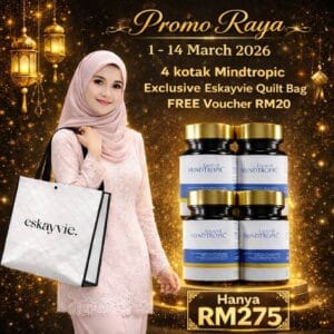 Set Genius Mindbooster - 4 Mindtropic + Eskayvie Quilt Bag