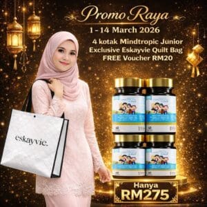 Set Little Genius Mindbooster - 4 Mindtropic Junior + Eskayvie Quilt Bag